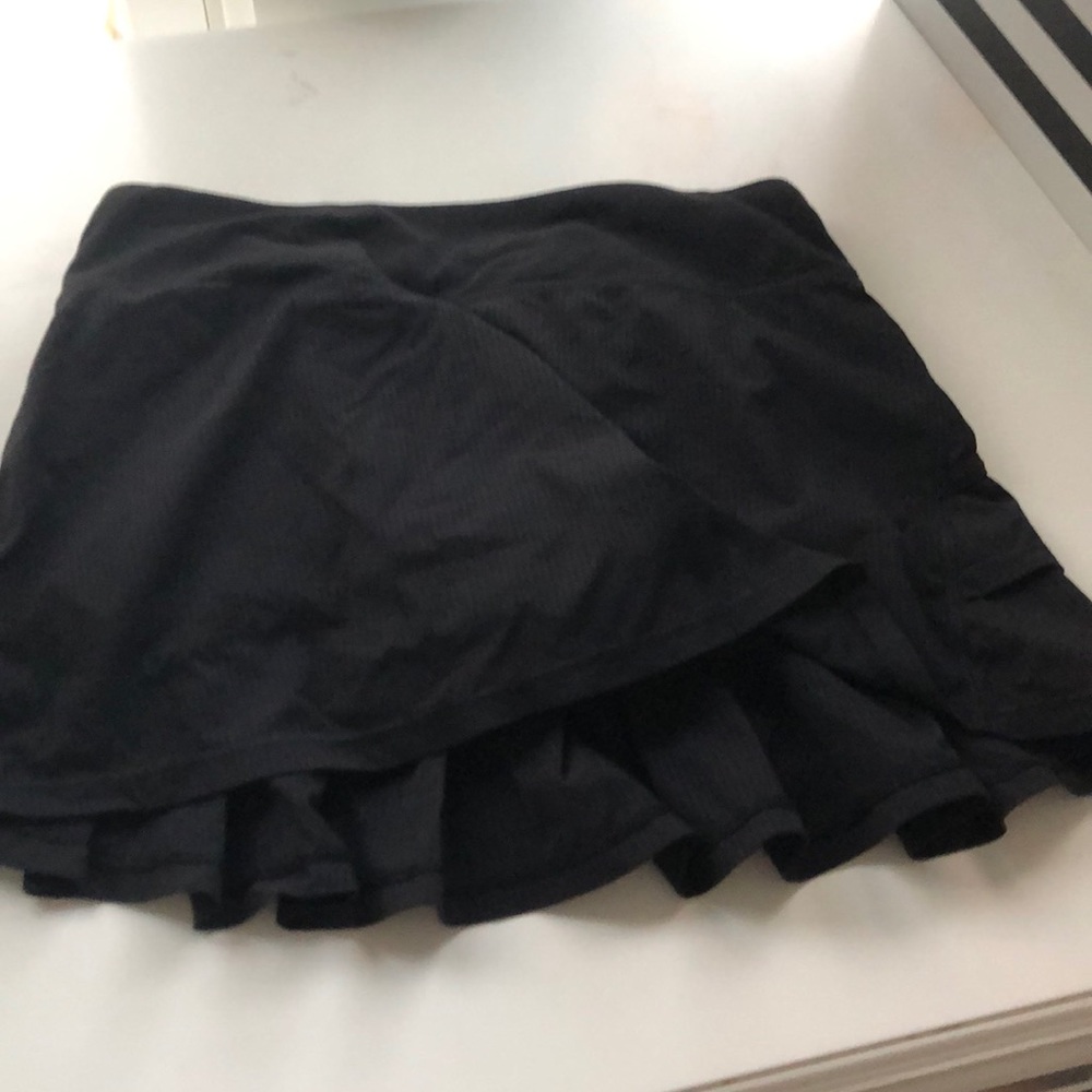 ivivva black tennis skirt